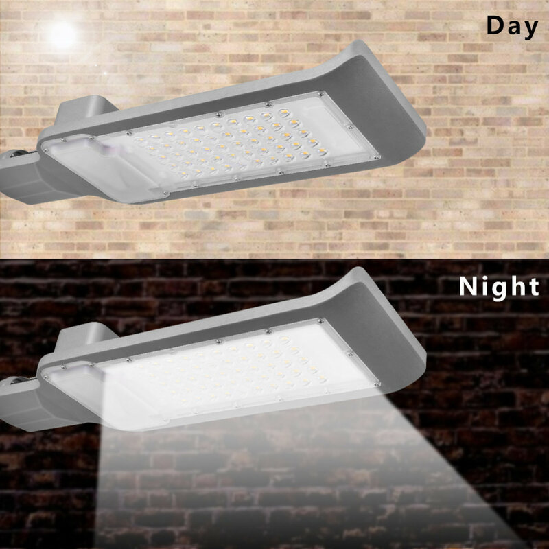 Impermeável LED Street Lamp Head, Outdoor Road Lamp, Flood Light, Jardim Spot Lamp, IP65, 30W, 50W, 100W, AC85, 265V