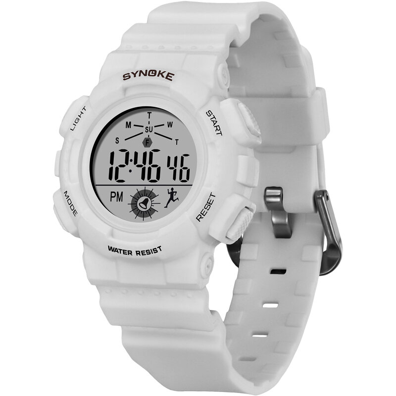 Часы SYNOKE детские цифровые, модные повседневные Водонепроницаемые светодиодные, для мальчиков и девочек, подарок для студентов