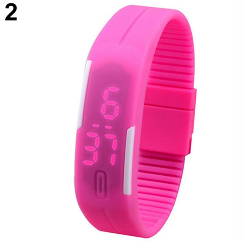 นาฬิกาผู้หญิง Unisex ผู้ชายแฟชั่นซิลิโคน LED กีฬานาฬิกาสร้อยข้อมือ Touch Digital Wrist Watch ใหม่ Reloj Mujer