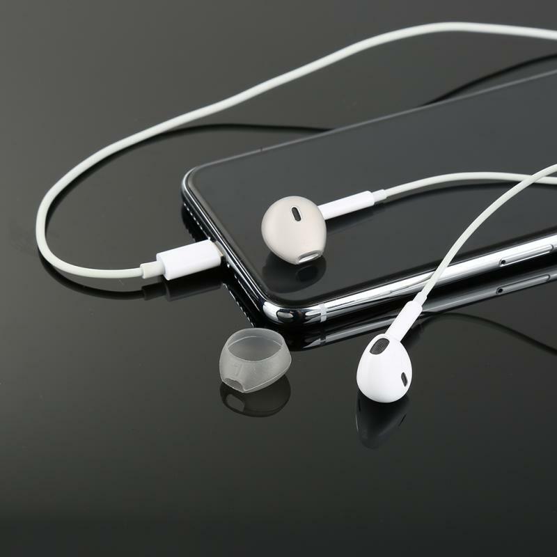 Funda blanda para Airpods, almohadillas de silicona flexibles y duraderas para auriculares, para iphone, intrauditivos