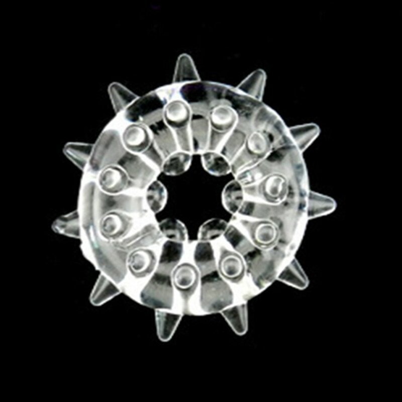 ผู้ชายเซ็กซี่ C-Strap แหวนชุดชั้นใน Silica Gel Enhancer ยืดวงกลมทองชายโปร่งใสยกแหวน Scrotum แหวน