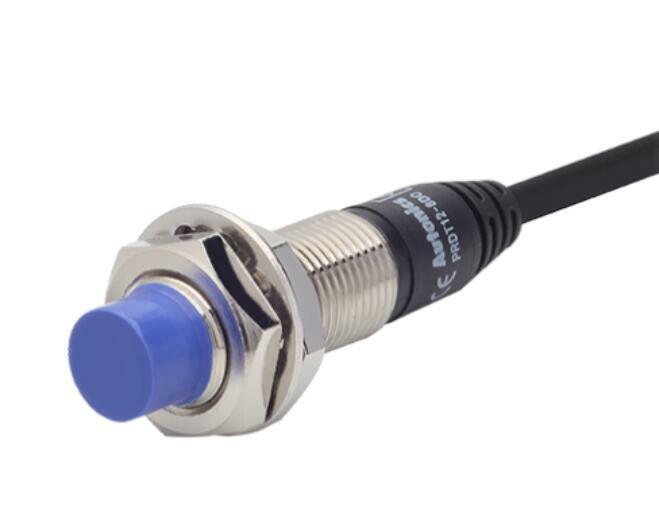 PRD12-8DP sensor, prox indutivo, 12mm redondo, não protegido, 8mm de detecção, pnp, não, 3 fios, 10-30 vdc