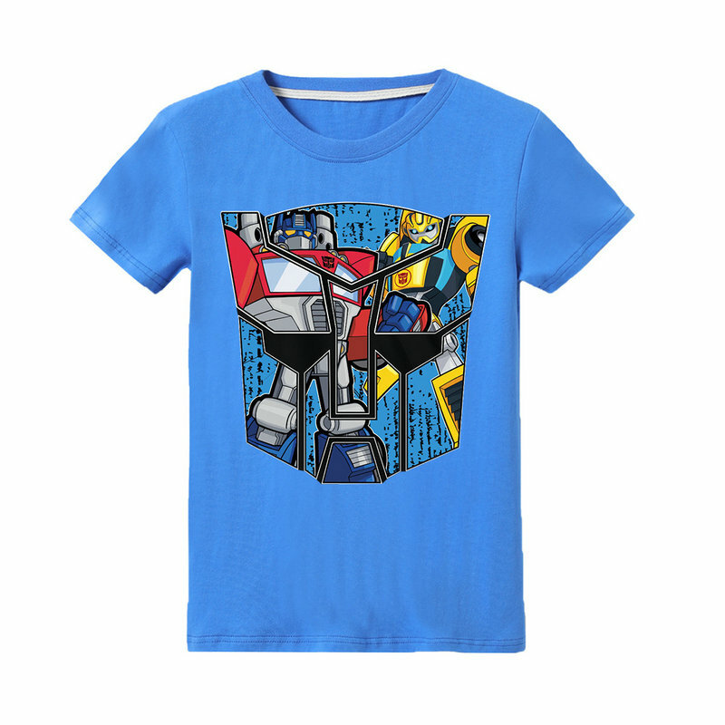 Летняя Детская Хлопковая футболка с короткими рукавами с изображением Бамблби Дэдпул Джоджо Сива Апекс легенды яда Одежда для мальчиков и ...