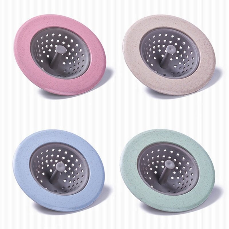 Sink Strainer Basket Mesh Filter, Drain Plug Cover, Anti-blocking Strainer, Residue Stopper, Kitchen and Bathroom Tools