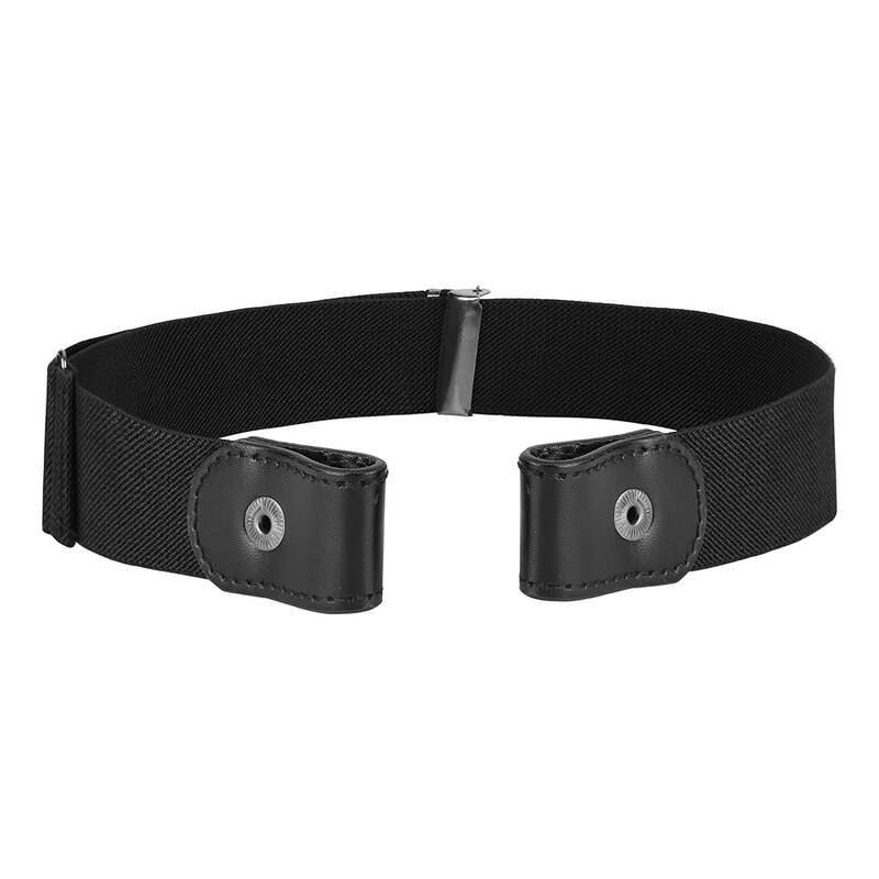 Cinturón Invisible elástico de tela tejida, cinturón para cintura Unisex sin huellas, a la moda, envío directo