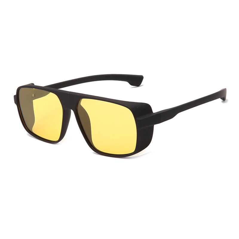 YAMEIZE-gafas de visión nocturna antideslumbrantes para hombres y mujeres, gafas de sol polarizadas para conducir, lentes amarillas, gafas deportivas