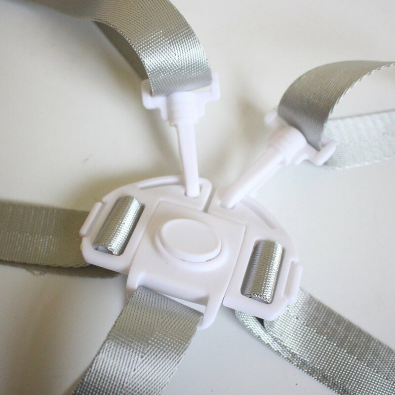 High Chair Harness Adjustable Child Chair Strap With Buckle Safety Belt 5 Point For Baby High Chair Pram And Stroller