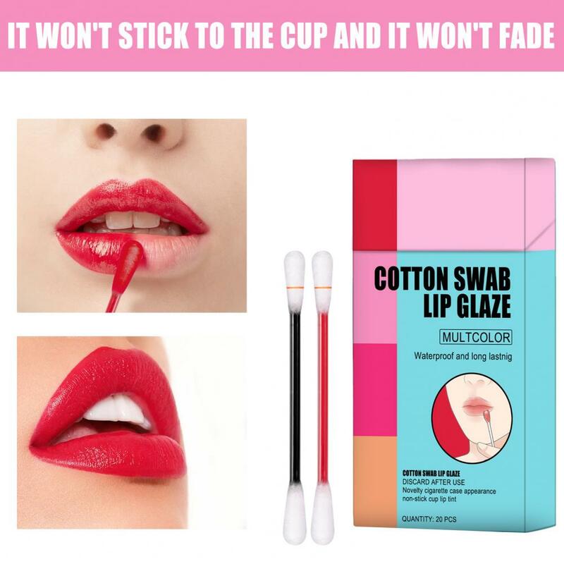 Creative Lipstick Swab Wide Application Disposable Cotton One-Time Multi-use Liquid Makeup Cotton Swab