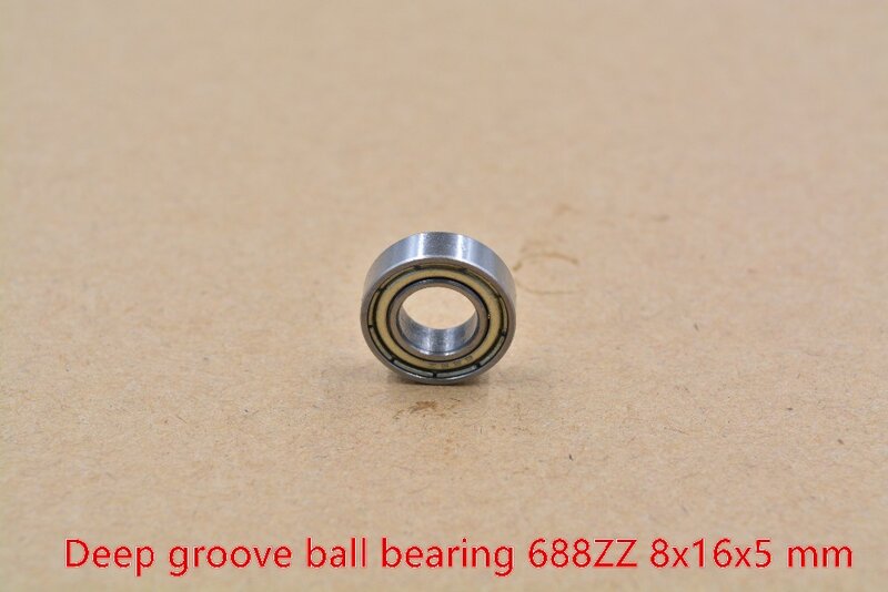 8mm bearing 688-2RS 688ZZ F688ZZ 8mmx16mmx5mm miniature double sealing cover deep groove ball bearing 1pcs