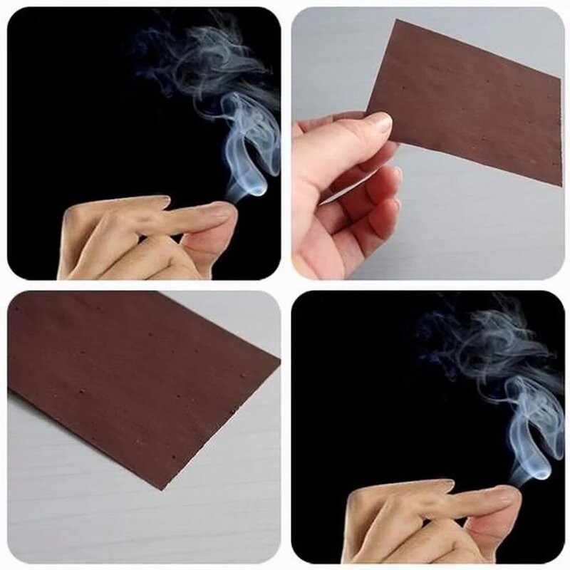 Chemical Magic Paper Cool Close Up Magic Trick Fingers Smoke Hells Smoke Stage Stuffs Fantasy Prop Make fun