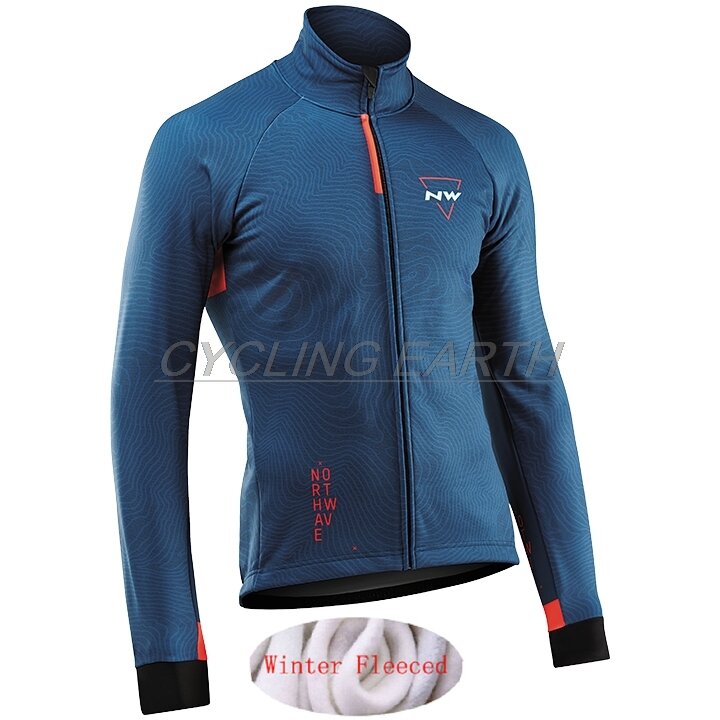 Northwave 2019 jaqueta de inverno lã térmica dos homens ciclismo camisa roupas montanha ao ar livre triathlon wear bicicleta roupas nw