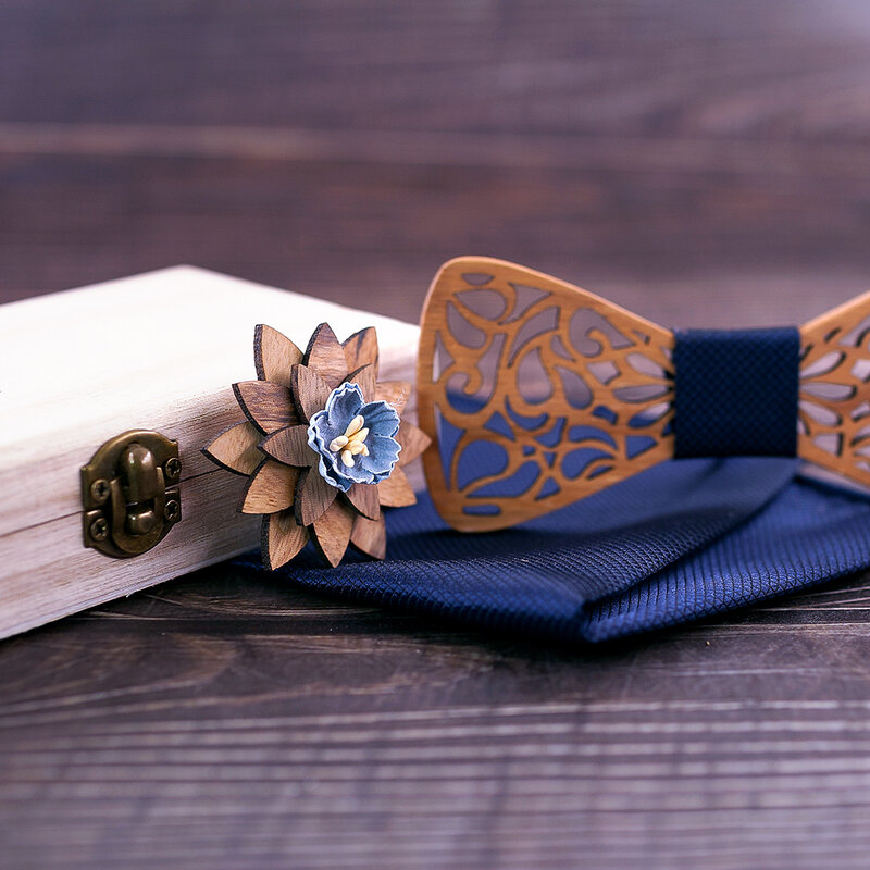 Новинка Mahoosive цветочное оформление для мужчин галстук-бабочка полые бабочки Свадебный костюм деревянные бабочки-Галстуки рубашка krawatte узлы-Бабочки Тонкий галстук