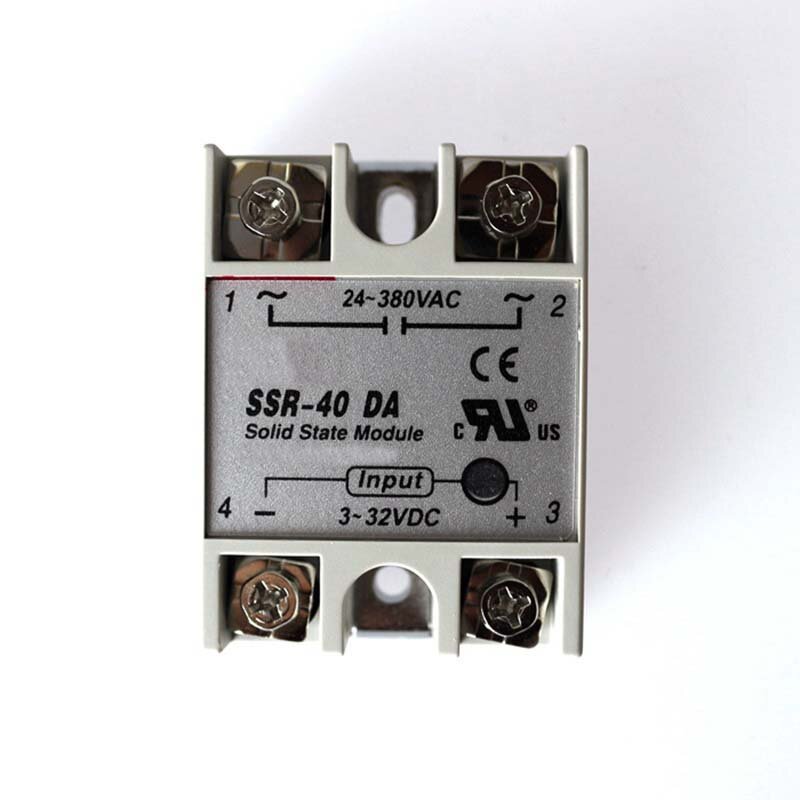 Controlador Digital de temperatura PID REX-C100, Kit de termostato de salida SSR de relé REX C100 40DA + sonda termopar K/disipador de calor