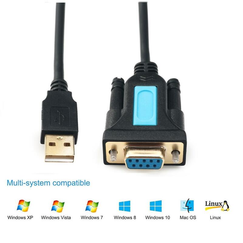 Кабель для передачи данных с разъемом USB на гнездо RS232, 9-контактный USB-кабель RS232 для электронного дисплея, удлинитель для электронных весов, кабель RS232