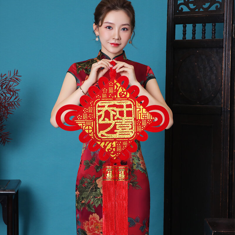 Китайская подвеска в виде узла для гостиной, большая радость входить в дом Daji, высококачественное интерьерное украшение для крыльца, маленькое домашнее украшение