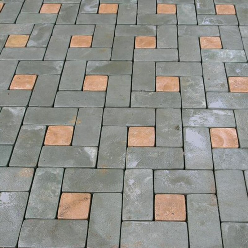 Manualmente pavimentación de ladrillos de cemento de hormigón moldes de plástico DIY molde para construir pavimentos jardín Camino de piedras molde decoración de jardín