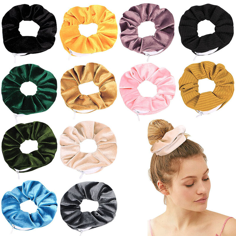 2020 Новый год новый дизайн на молнии резинки женские креативные бархатные повязки на волосы брендовые качественные резинки на молнии