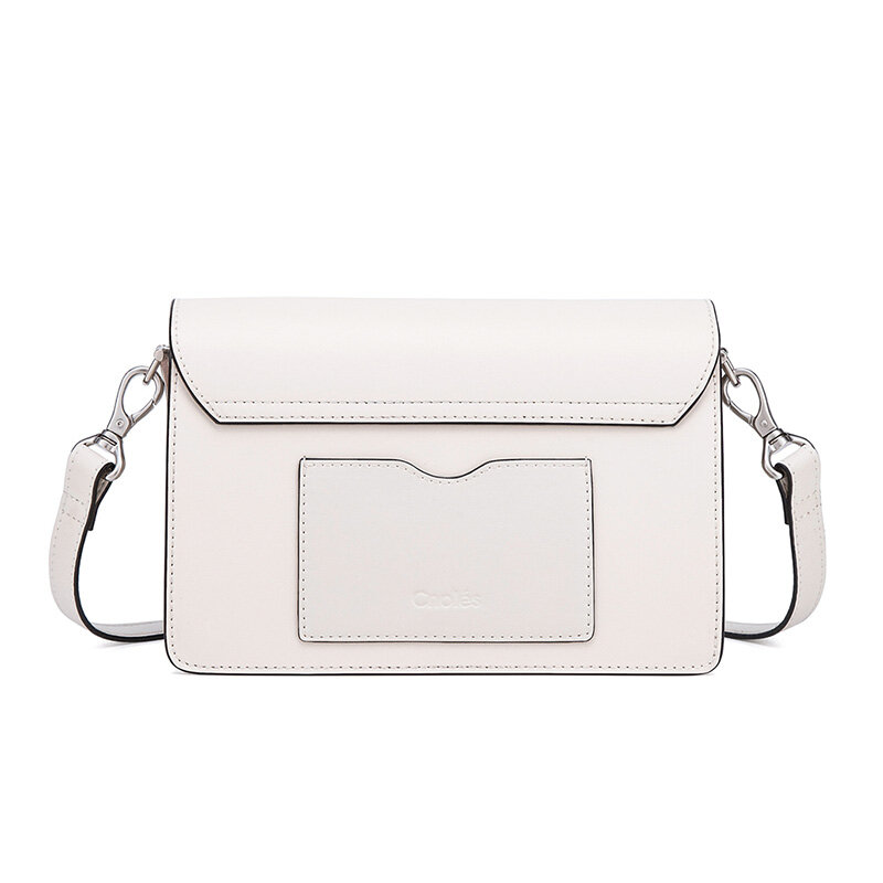 Cnhol-女性用の小さな四角いショルダーバッグ,ストラップ付きのスタイリッシュなハンドバッグ,ポケット付き