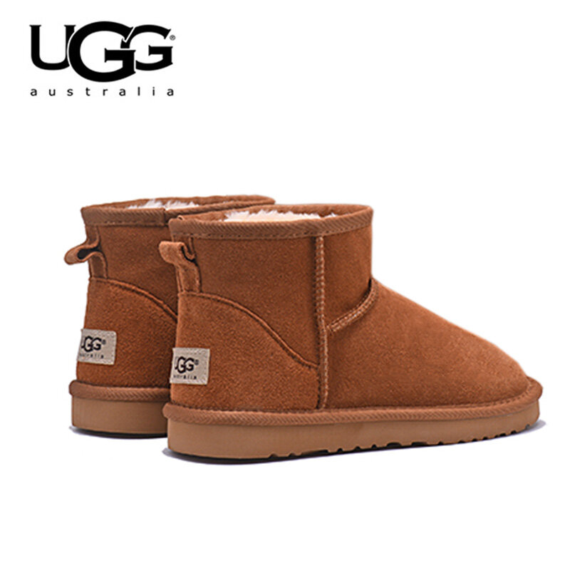Original ugg botas 5854 mulheres uggs sapatos de neve de pele quente botas de inverno clássico curto de pele carneiro botas de neve uggings austrália
