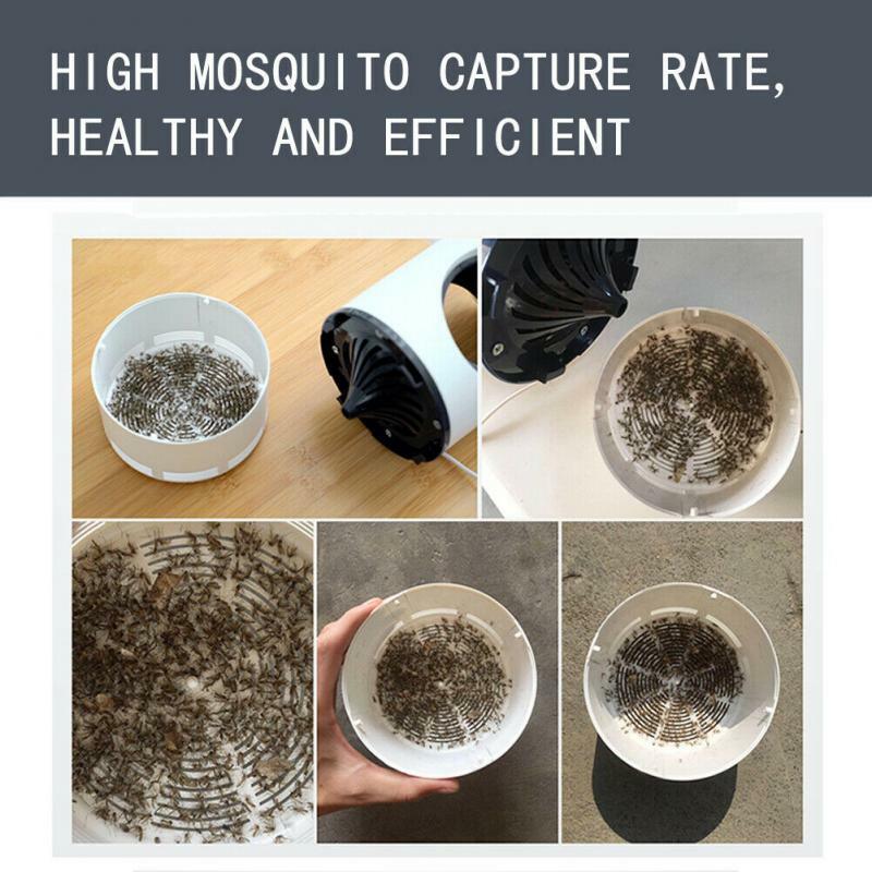 1/2 sztuk urządzenie do zabijania komarów i insektów LED Light domowa pułapka na komary do pomieszczeń lampa odstraszająca lato pomocnik dla niemowląt chroń ciało