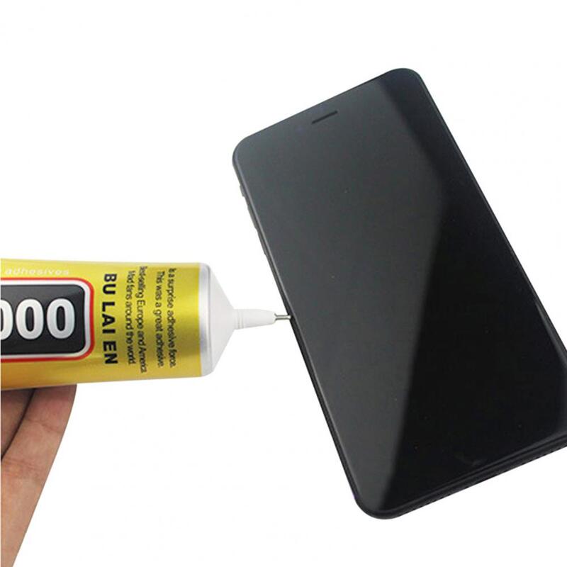 Pegamento líquido de reparación de alta viscosidad, pegamento negro duradero para pantalla táctil de teléfono, T-7000, 15/50ml