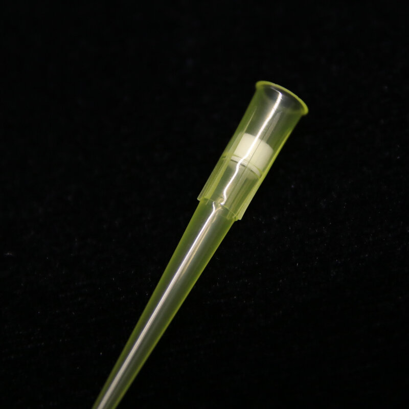 IKEME puntas de pipeta esterilizadas con filtro, boquilla de pipeta PP, suministros de laboratorio, 200UL