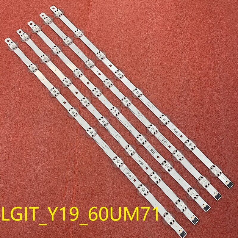 5 Stks/set Led Backlight Strip Voor Lg 60UM7100DUA 60UM7270 60UM7270PSA 60UM6950 60UM7100 60UM6900 LGIT_Y19_60UM71 EAV64732901