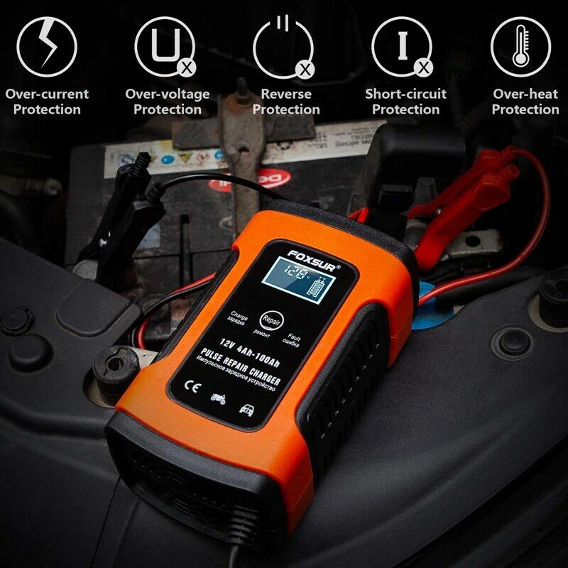 12V Tragbare Auto Batterie 4c Notfall Ladegerät Ausgangs Gerät Automotive Smart Batterie Ladegerät
