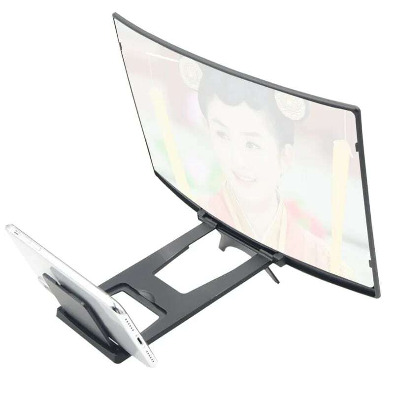 3D ekran telefonu komórkowego lupa HD wzmacniacz wideo podstawka pod telefon komórkowy montaż na stojak na Smartphone powiększ