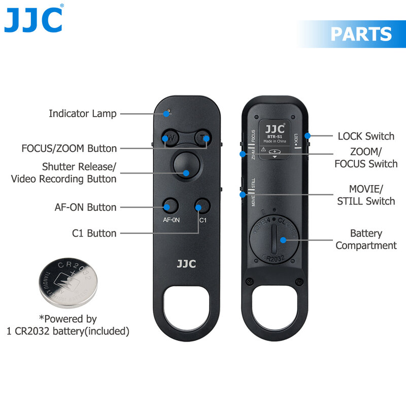 Jjc-Sonyカメラ用ワイヤレスBluetoothリモコン、ZV-E1、ZV-E10、ZV-1、fx30、a7r、v、a7m4、a7iv、a7iii、a7 iv、a7iii、a7cr、a6400、a7cr