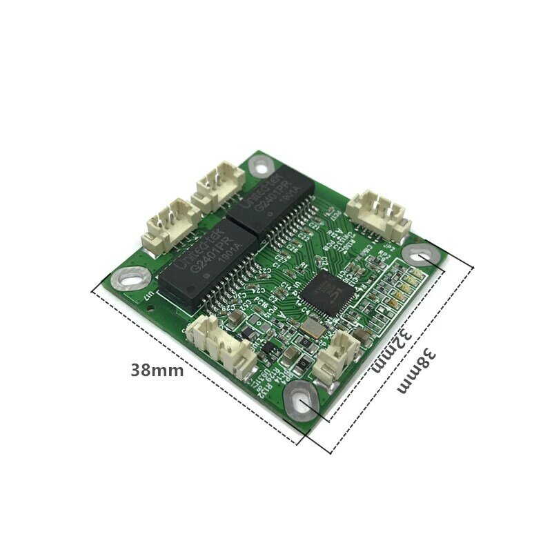 Módulo PBCswitch Mini PBC OEM, tamaño mini, 3 puertos, interruptores de red, placa Pcb, mini Módulo de interruptor ethernet de 10/100Mbps, OEM/ODM
