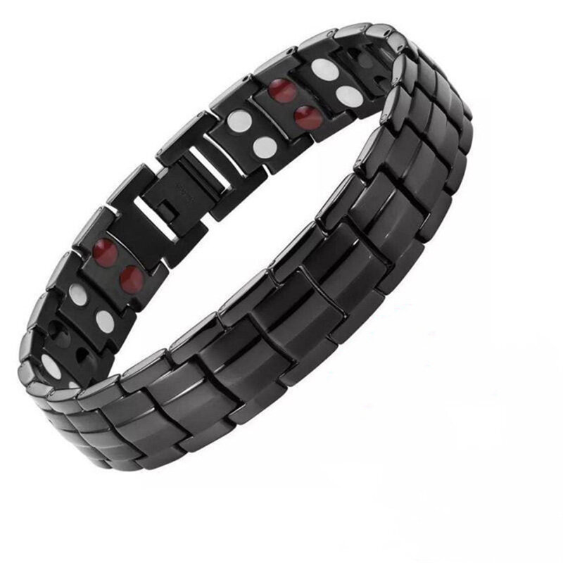 Novo 2022 pulseira magnética masculina com gancho fivela fecho terapia pulseiras homem cuidados de saúde peso solto jóias senhora pulseiras