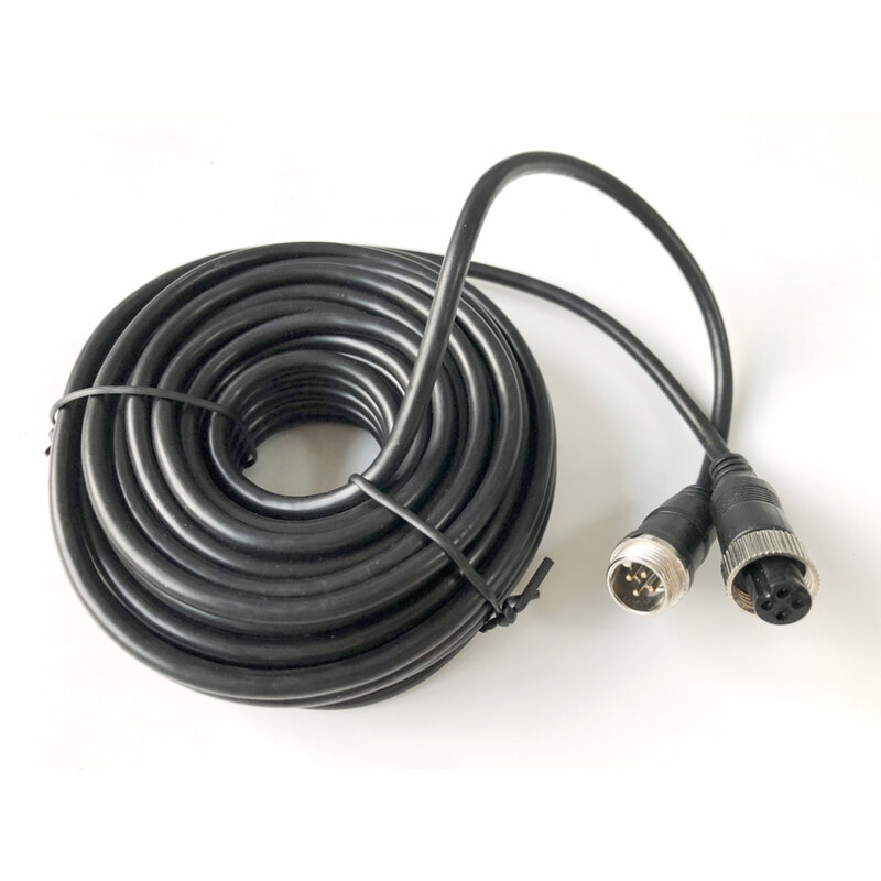 4-контактный видео кабель для автомобильной камеры авиационный шнур 3/5/10/15/20/30 м удлинитель для грузовика/прицепа/автобуса/дома на колесах