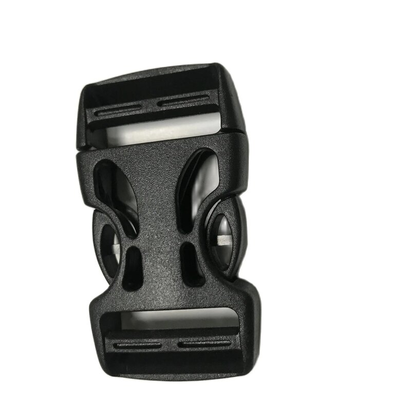 AINOMI accessorio per marsupio doppio regolazione fibbie a sgancio laterale clip per fibbia nero per cintura per bagagli 25mm