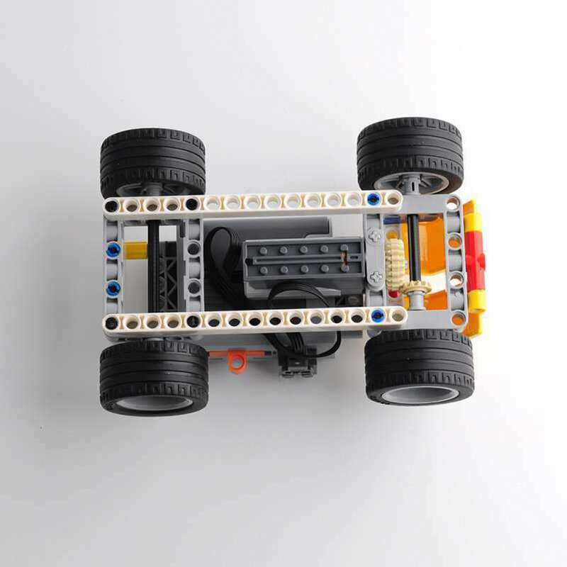 AA Battery Box Car Kit M-Motor PF Bricks Set, Receptor de Controle Remoto IR, Compatível com Funções de Poder Legoeds, parte MOC