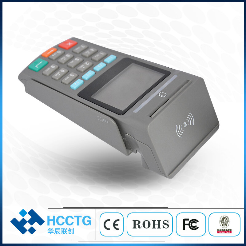 17 Toetsenbord Handheld Led Contact Msr Contactloze Nfc Pinpad Credit Card Reader Voor Financiële Industrie Z90PD