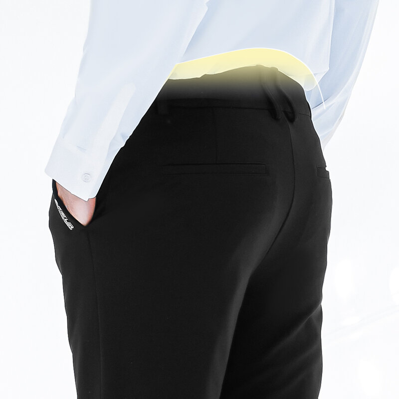 Xiaomi supield aerogel quente negócio casual calças masculinas elástico fino ajuste reto calças estilo clássico moda inverno