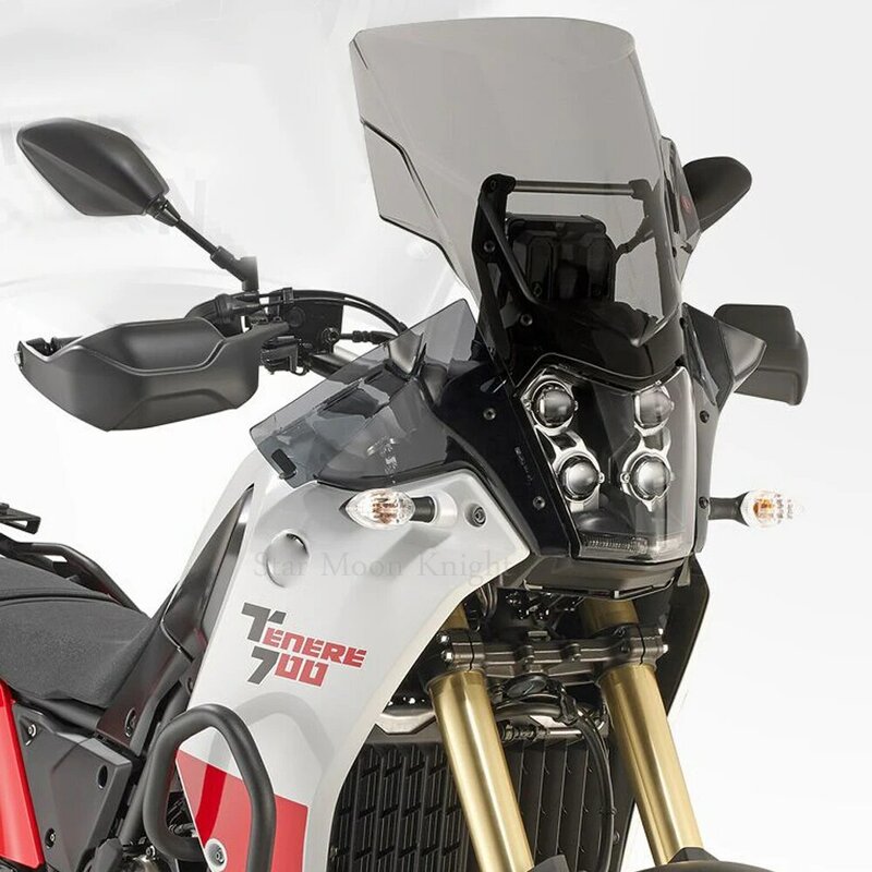 Pare-brise latéral de moto, pare-brise, guidon, déflecteur de vent pour Yamaha Tenere 700, TENERE700, CountZ, 700Z, T700, T7