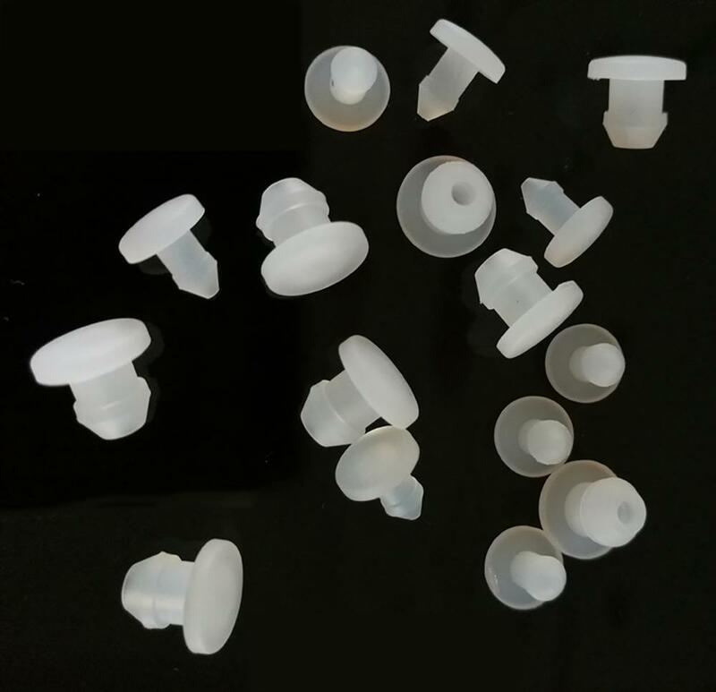 Borracha de silicone Hole Caps, T Tipo Plug Cover, Snap-on Junta, Blanking End Caps, Seal Stopper, 4.5mm a 50,6mm