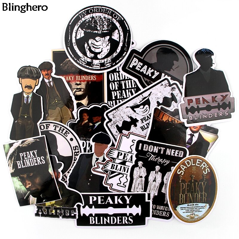 Blinghero Stickers 18Pcs/set Cool Scrapbooking Stickers Luggage Laptop Car Stickers Photo Decals Gift BH0460