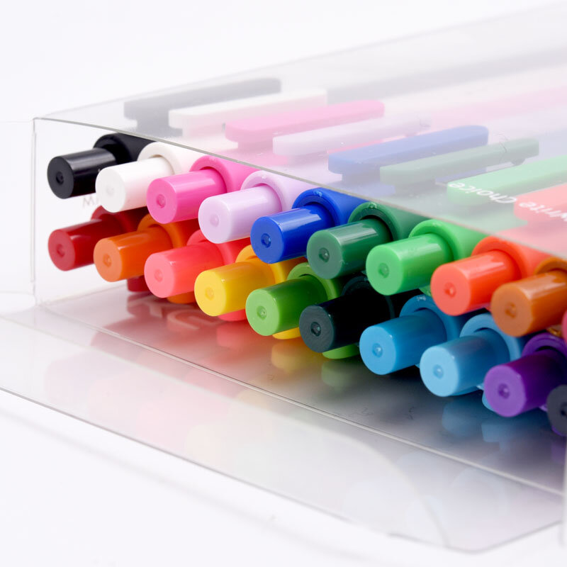 KacoGreen-Juego de bolígrafos KACO de 0,5mm, set de bolígrafos de firma PREMEC, recarga Suiza suave, tinta colorida MiKuni Japón, 20 unidades