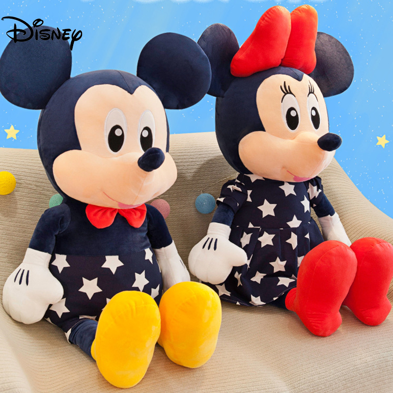 Juguetes de peluche de Mickey Mouse para niños y niñas, muñecos de felpa de dibujos animados de Mickey Mouse de 35cm/45cm/55cm
