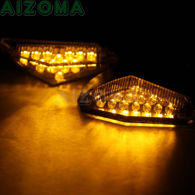 Straße Motorrad LED Blinker Anzeige Lampe Blinker Blinker Licht für Honda Yamaha Suzuki YZF R1 R6 R15 CBR250 CBR125 CB