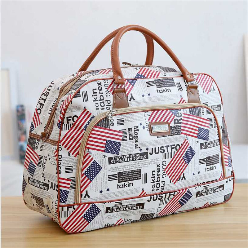 High Capacity Tote Bag Woman Weekend Overnight Short Excursion Clothes Cosmetic Duffle Organizer Luggage Pouch Supplies