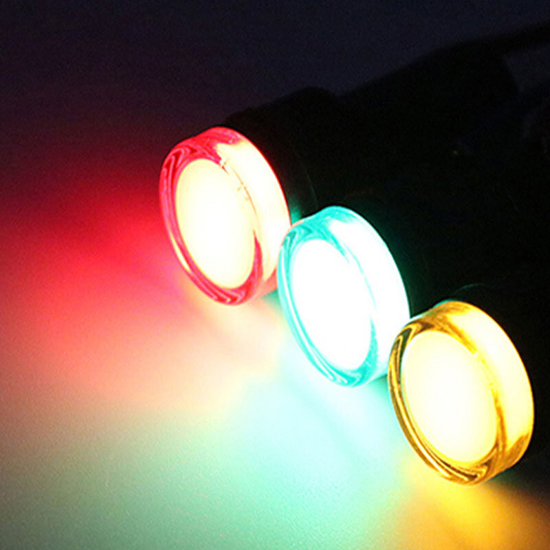 22-Мегапиксельная сигнальная лампа, водонепроницаемая лампа, фотолампа, 12 В/24 В постоянного тока, 110 В, 220 В, 380 В, красный, зеленый, желтый, синий, белый светодиод