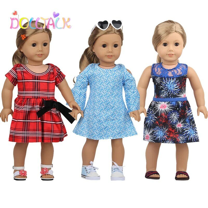 Boneca retrô com vestido clássico retrô, roupa xadrez vermelho para reborn, bonecas de bebê 43cm, boneca menina e brinquedo diy rússia