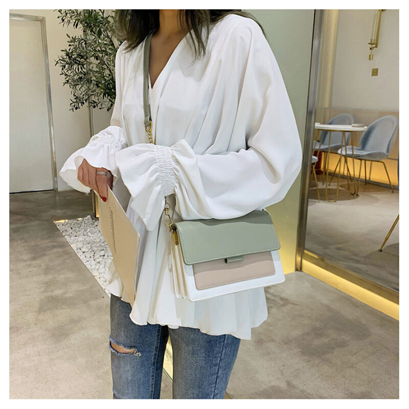 Mode Sommer umhängetaschen für frauen 2020 luxus geldbörsen und handtaschen Schulter Messenger Tasche Koreanische Kleine Klappe bolsos mujer