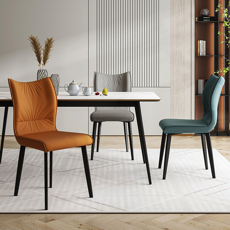 Chaise de salle à manger moderne à dossier simple, chaise de négociation, de manucure, de Restaurant à domicile, de hamburger, de café, de thé au lait, chai