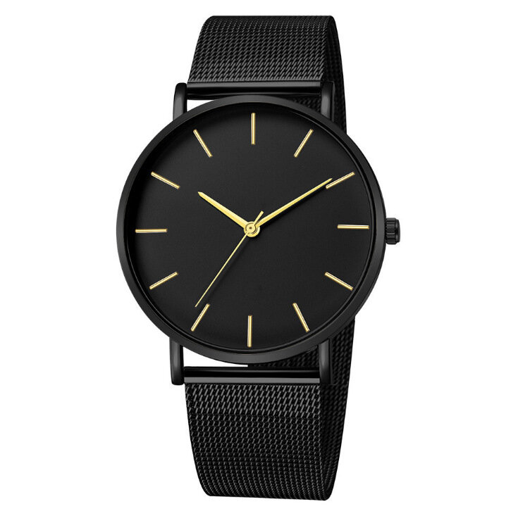 Montre Ultra fine pour hommes, nouvelle montre-bracelet élégante à Quartz, maille en acier inoxydable, offre spéciale, 2021