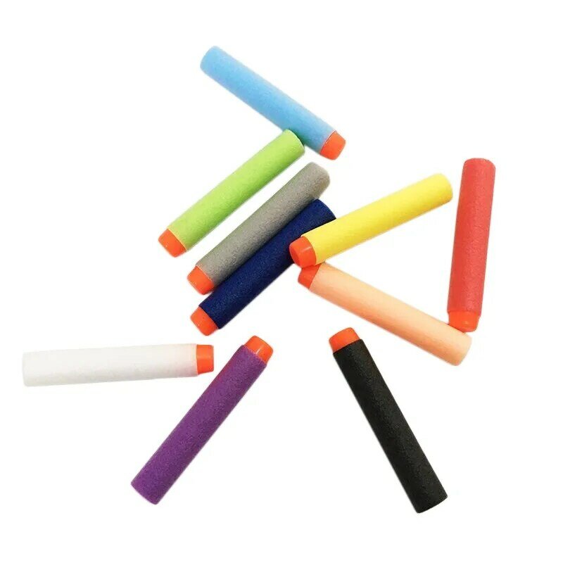 10 colori giocattolo per bambini ricarica freccette per morbido foro cavo testa Nerf proiettili accessori per pistole per bambini